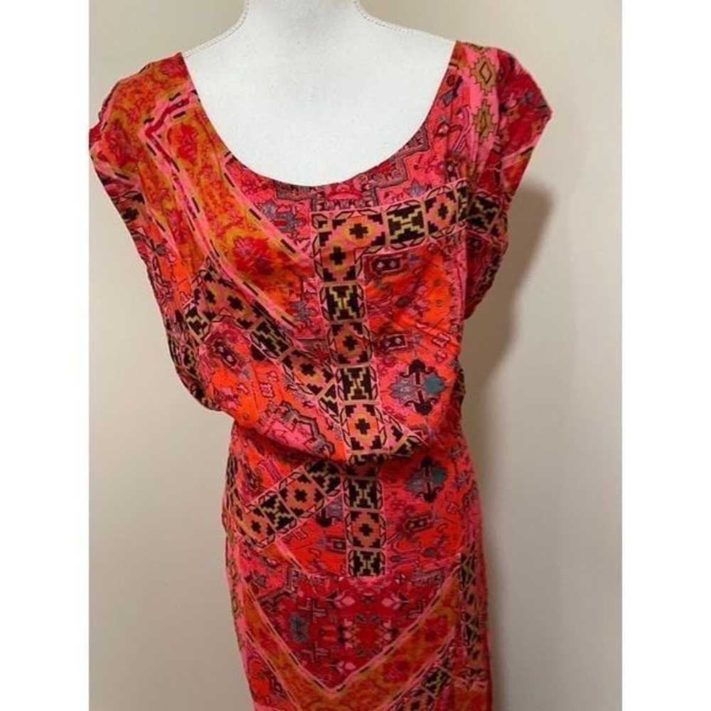 Free People Red Printed Blakely Tulip Maxi Dress … - image 6