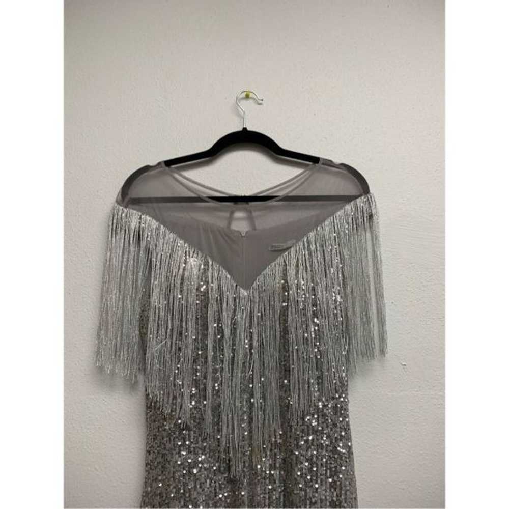 Sequin Embellished Fringe Dress - image 3