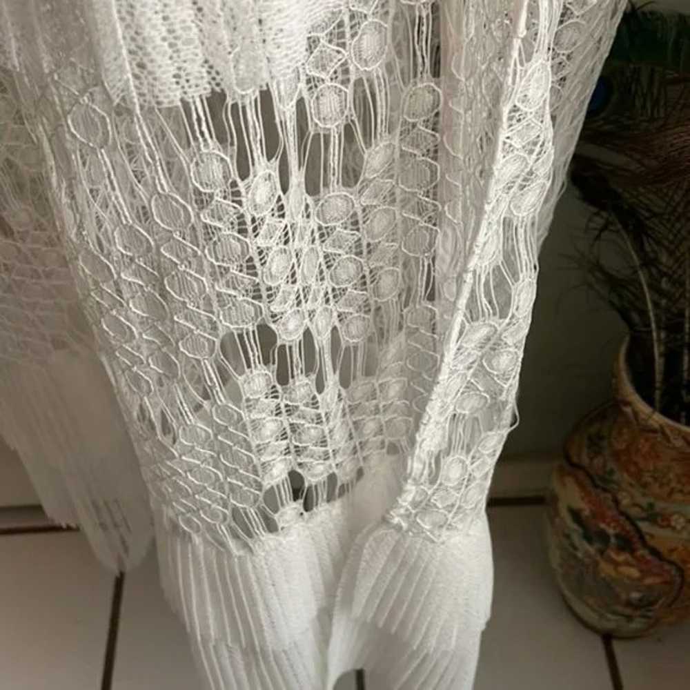 layered lace dress White size 6 - image 5