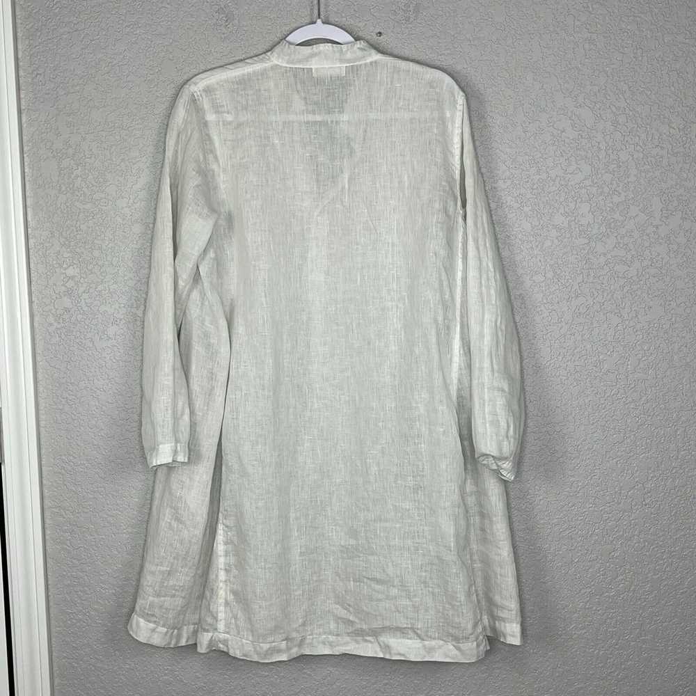 CP Shades Size S Jasmine Linen Ivory Trapeze Dres… - image 3