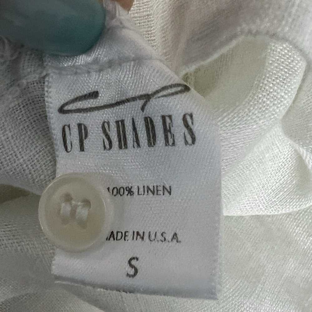 CP Shades Size S Jasmine Linen Ivory Trapeze Dres… - image 5