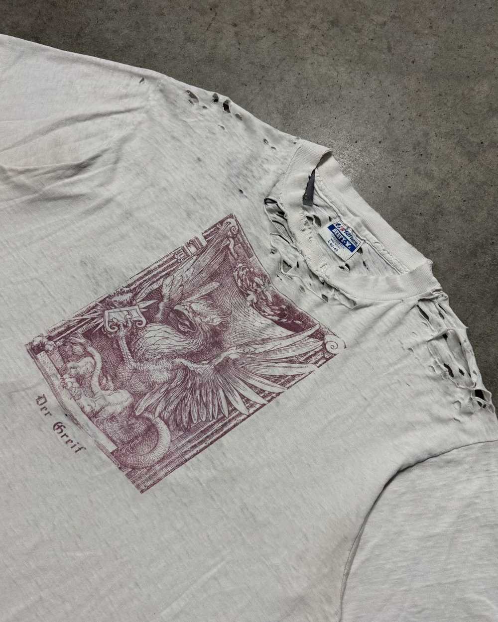 Vintage Vintage thrashed graphic tee - image 2