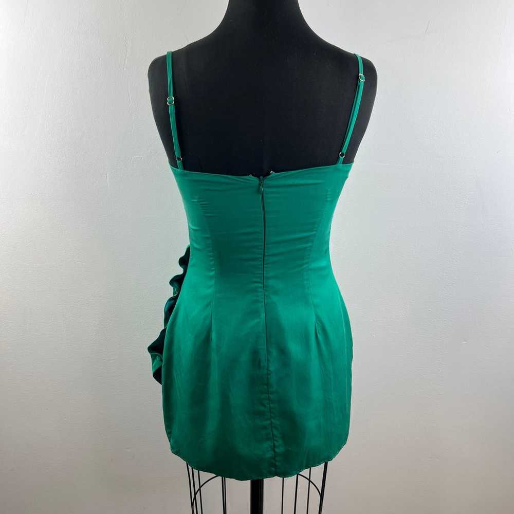 Lovers + Friends Ellis Mini Dress Green Lucky Cha… - image 5