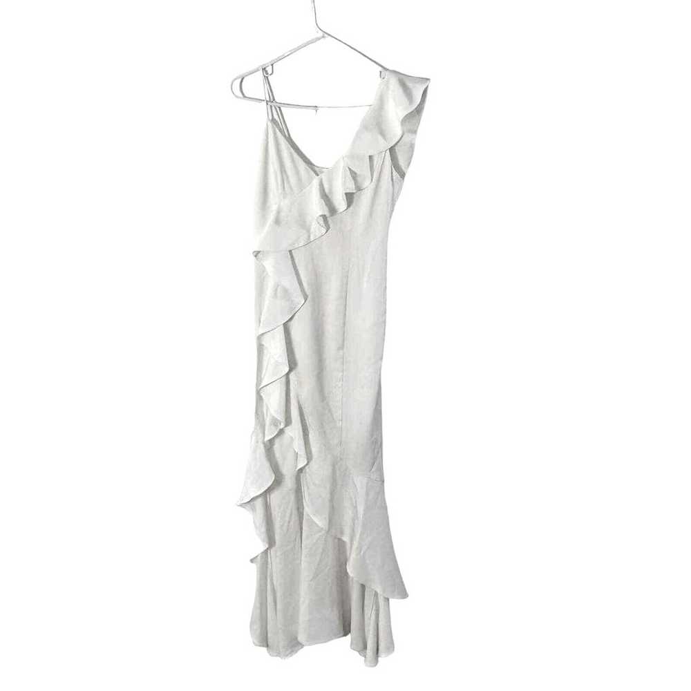 Lovers + Friends Interstellar Gown White Asymetri… - image 2