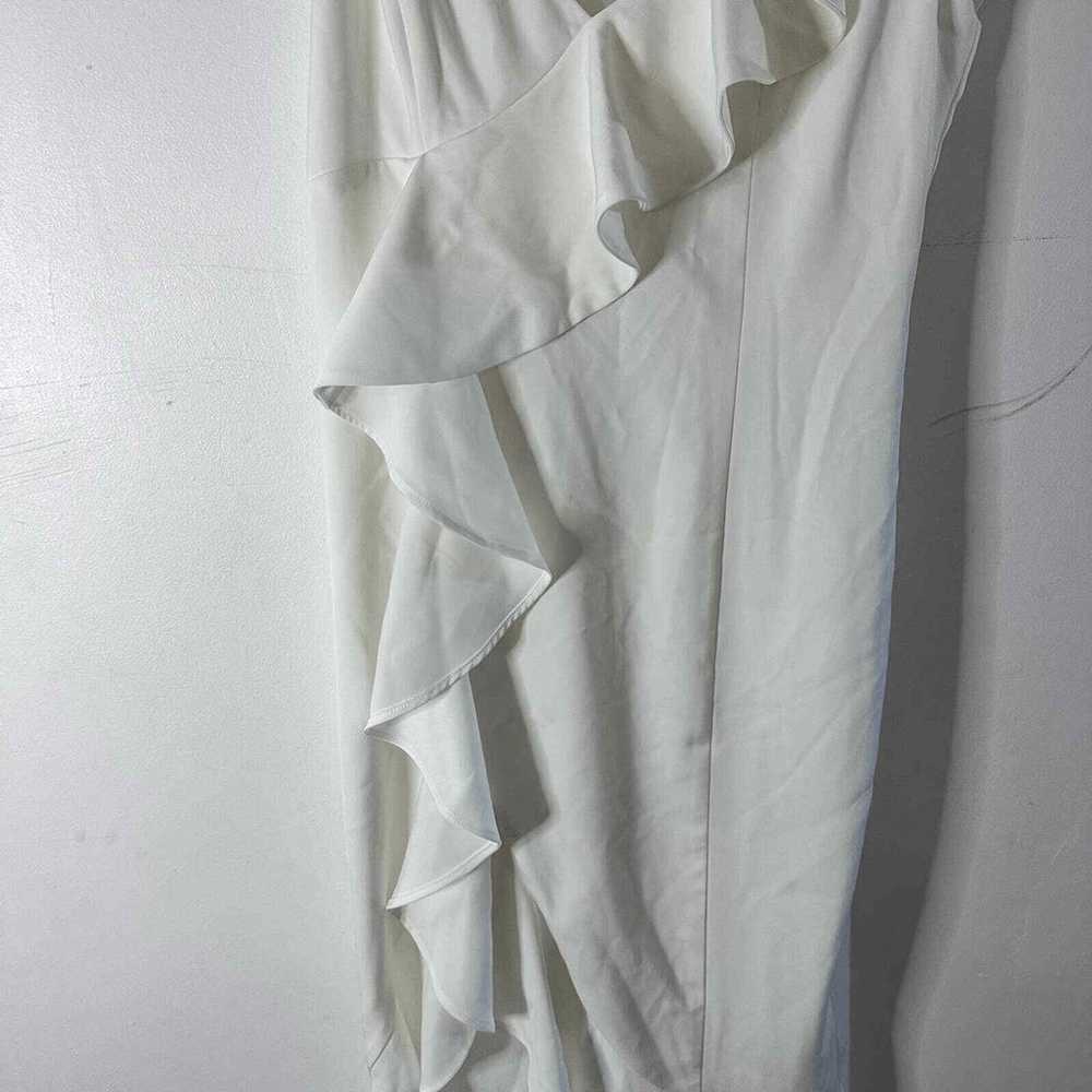 Lovers + Friends Interstellar Gown White Asymetri… - image 5