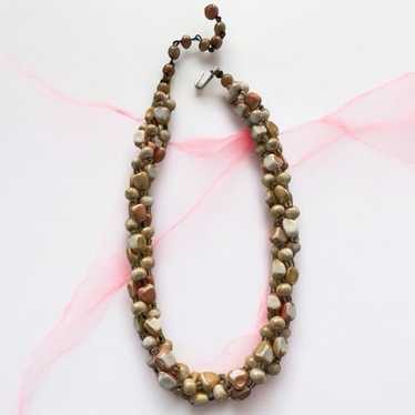 Vintage Signed Japan Estate Pearl Necklace - image 1