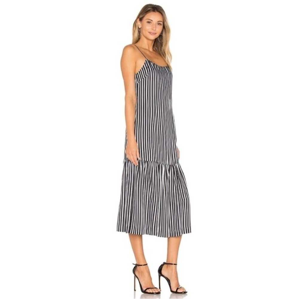 Elizabeth And James Woman Jewel Striped Satin And… - image 3