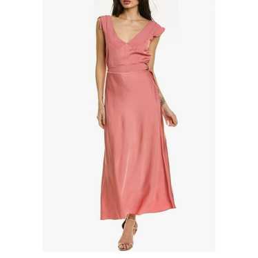 New ~ TED BAKER ~  Noemi V-Neck Bias Cut Midi Dres