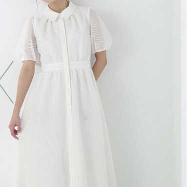 Natural Beauty Basic Mesh Shirt Dress. - image 1