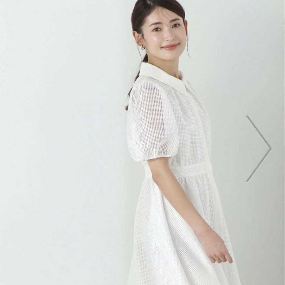 Natural Beauty Basic Mesh Shirt Dress. - image 3