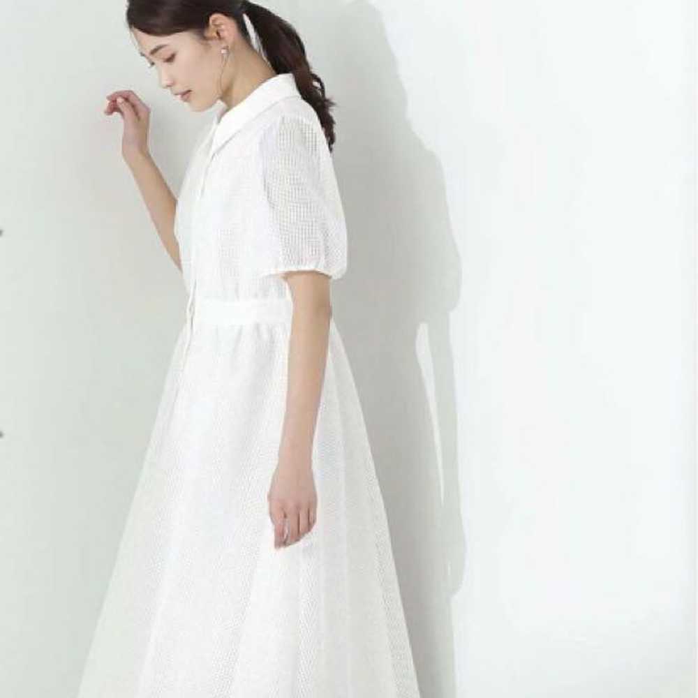 Natural Beauty Basic Mesh Shirt Dress. - image 5