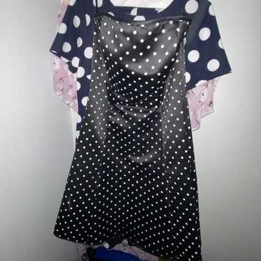 Black and White Polka Dot Dress