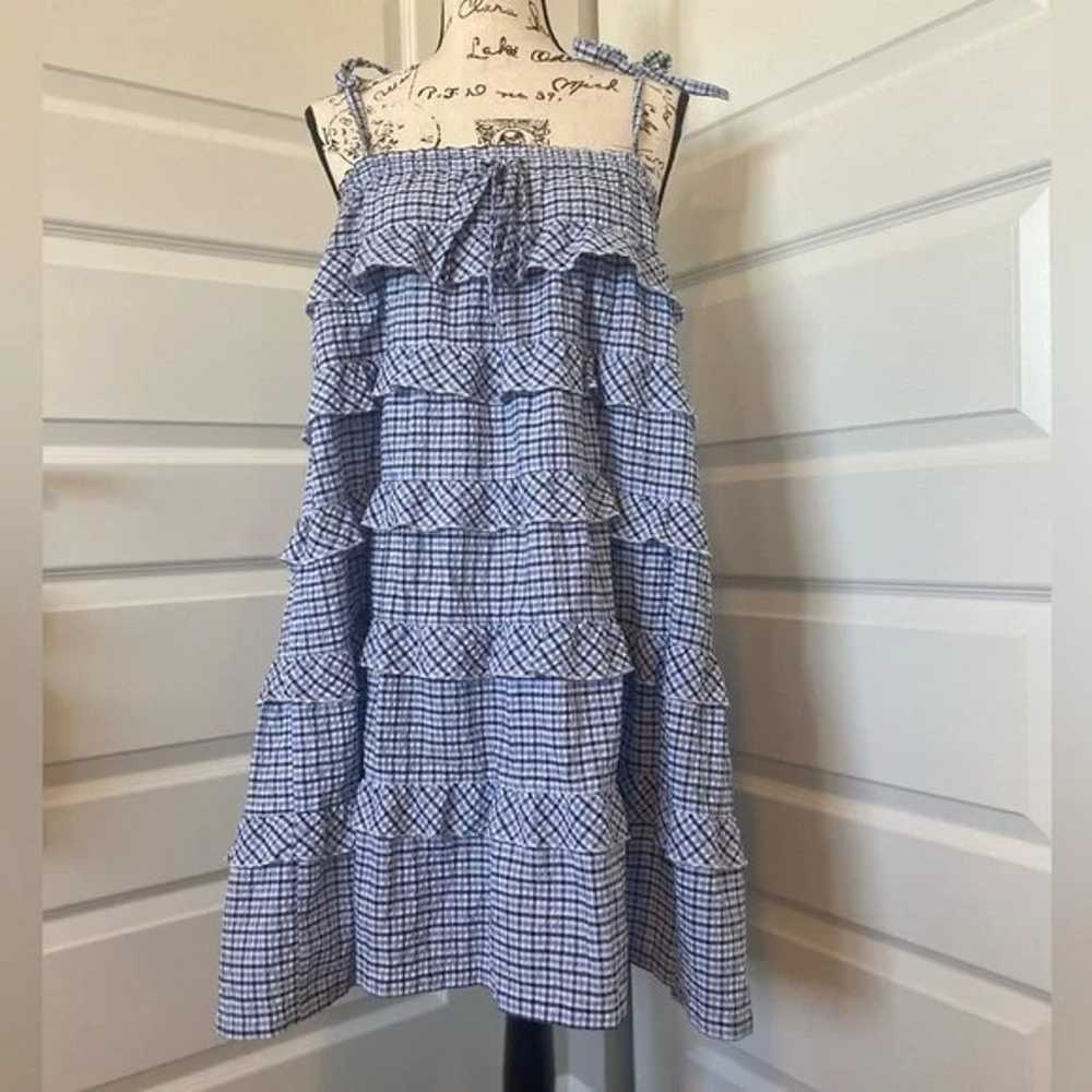 Ruffled Gingham Dress - image 1