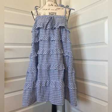 Ruffled Gingham Dress - image 1