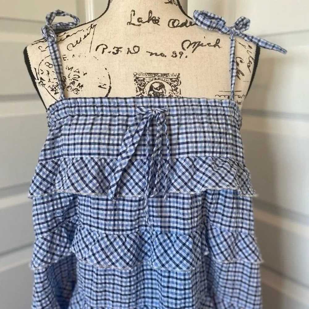 Ruffled Gingham Dress - image 3