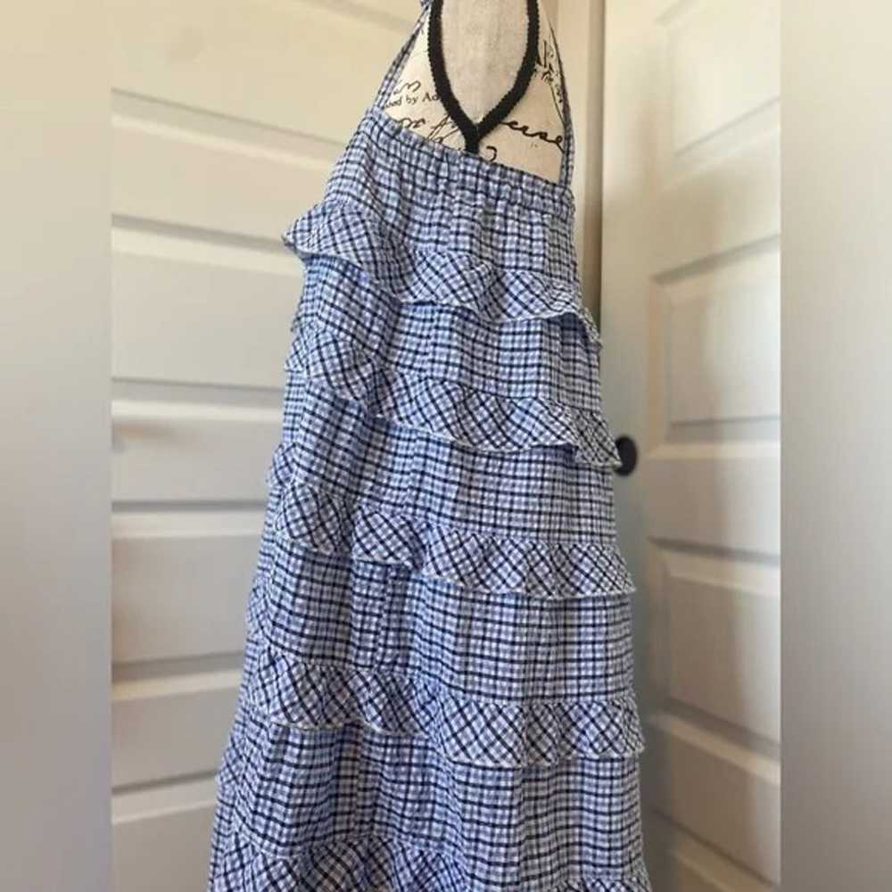 Ruffled Gingham Dress - image 4