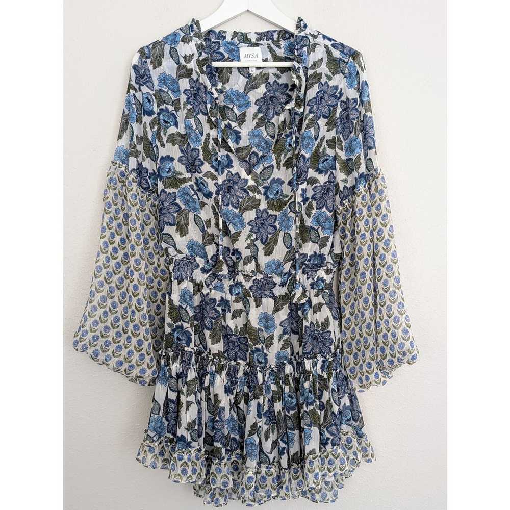 Misa Los Angeles Elisabetta Dress Blue Size Mediu… - image 3