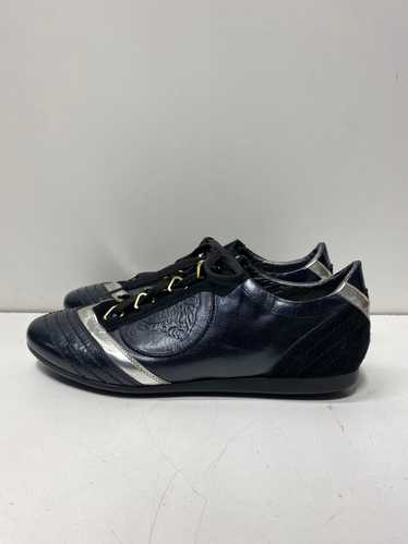 AUTHENTIC Versace Black Leather Women's Shoes Sz 6