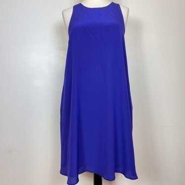 Lavender Brown Silk Racerback Dress