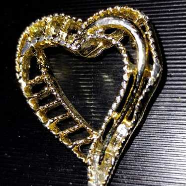 1970s vintage heart~love~Valentine~ladder rope br… - image 1