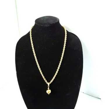 Vintage Monet Gold Tone Necklace