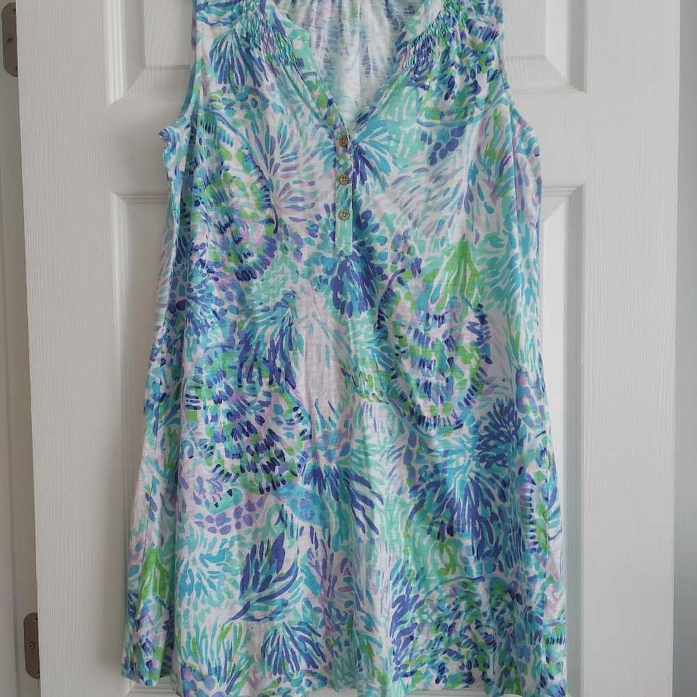 Lilly Pulitzer Essie Dress Shell of A Party LARGE… - image 5