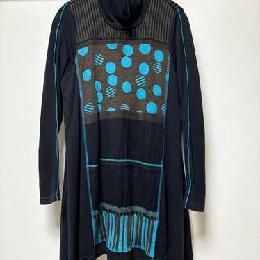 EIKO KONDO High Neck Knit Dress Tunic - image 1