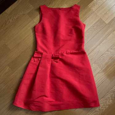 RED VALENTINO red sleeveless dress size 40