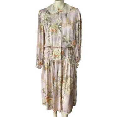 Vintage floral Donna Morgan dress made in USA - image 1