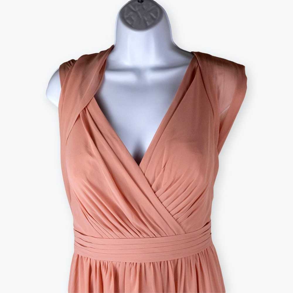 Azazie Pink Chiffon Sleeveles WrapFull Ball Gown … - image 2