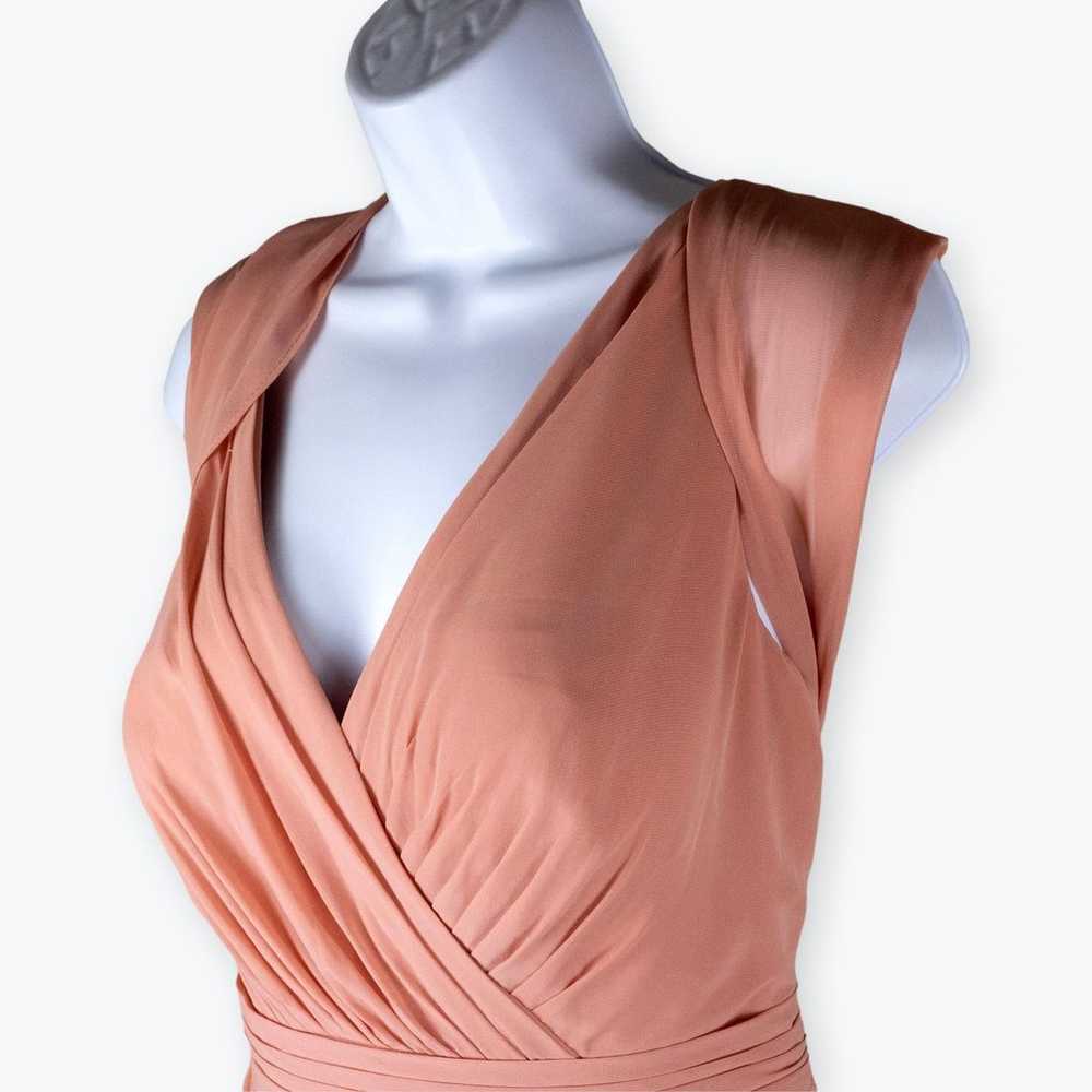 Azazie Pink Chiffon Sleeveles WrapFull Ball Gown … - image 4