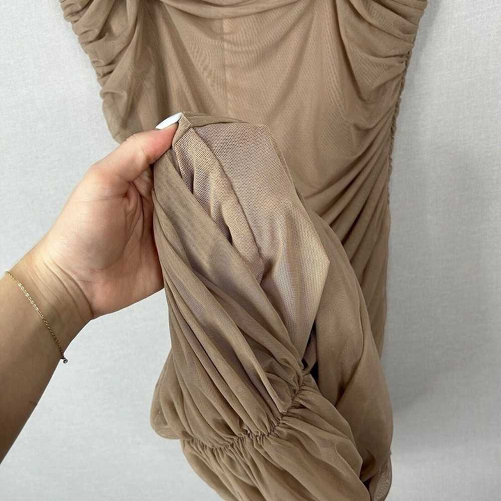 Babaton Aritizia Ten Womens Dress 12 Tan Fabian L… - image 12