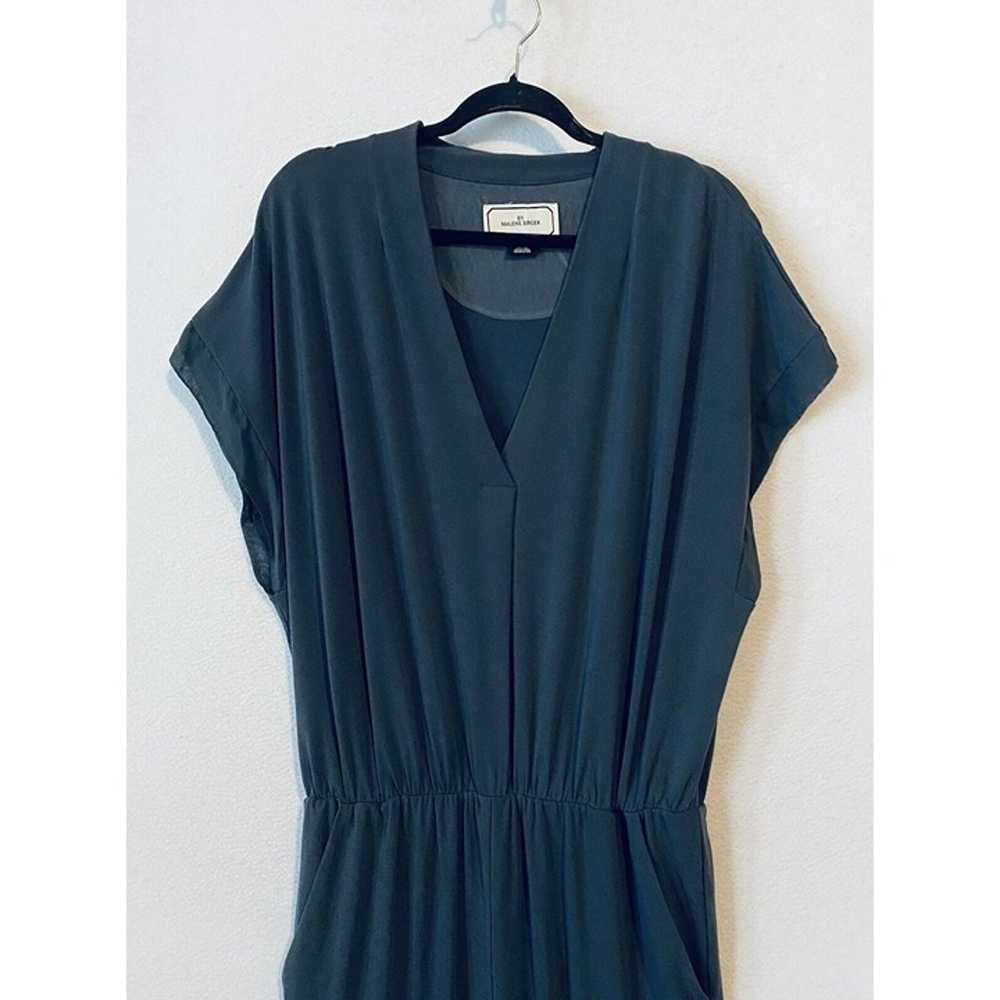 By Malene Birger Jumpsuit Womens Large Dark Green… - image 2