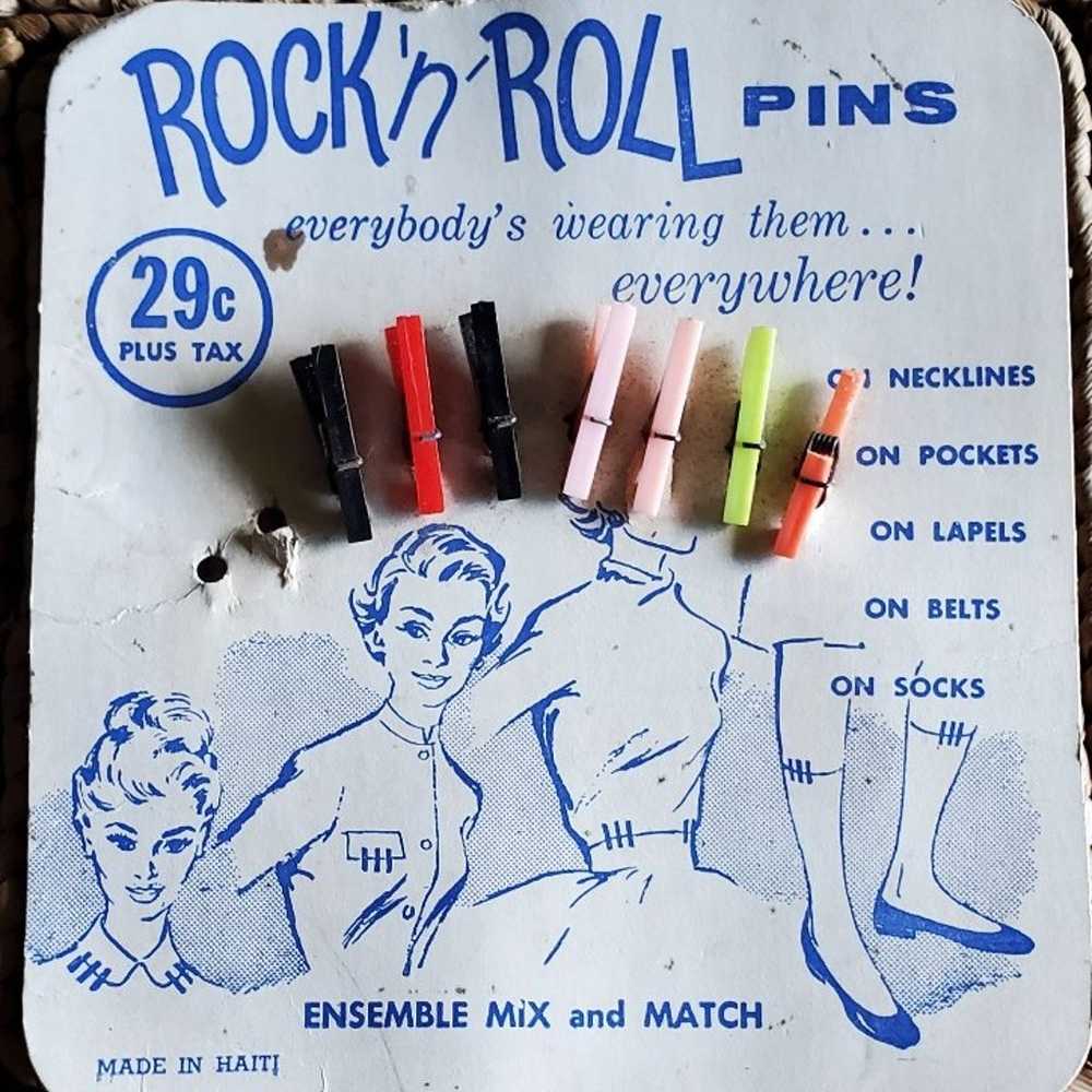 Rock n Roll Clothes Pins - image 1