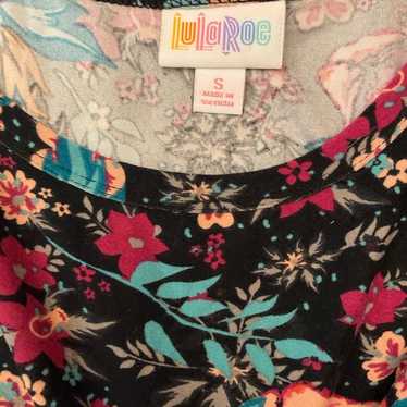 Rare vintage lularoe Carley dress roses print - image 1