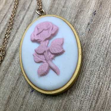 Franklin Mint Vintage Mothers Day 1979 Pink Porce… - image 1