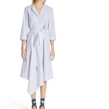 Lafayette 148 Casimir Shirt Dress Hankerchief Hem - image 1