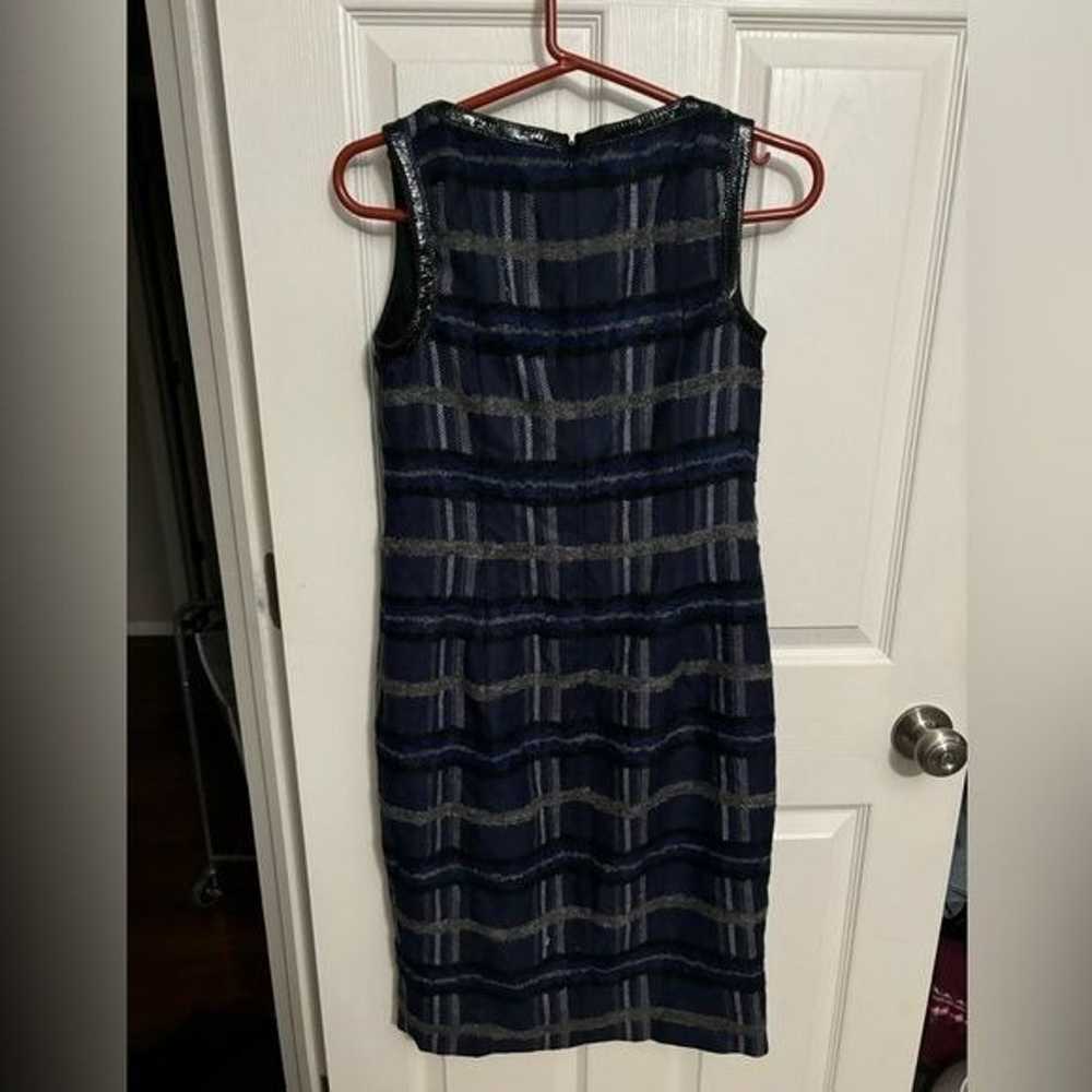 Akris Punto | Sheath Wool Alpaca Plaid Dress Sz 6 - image 2