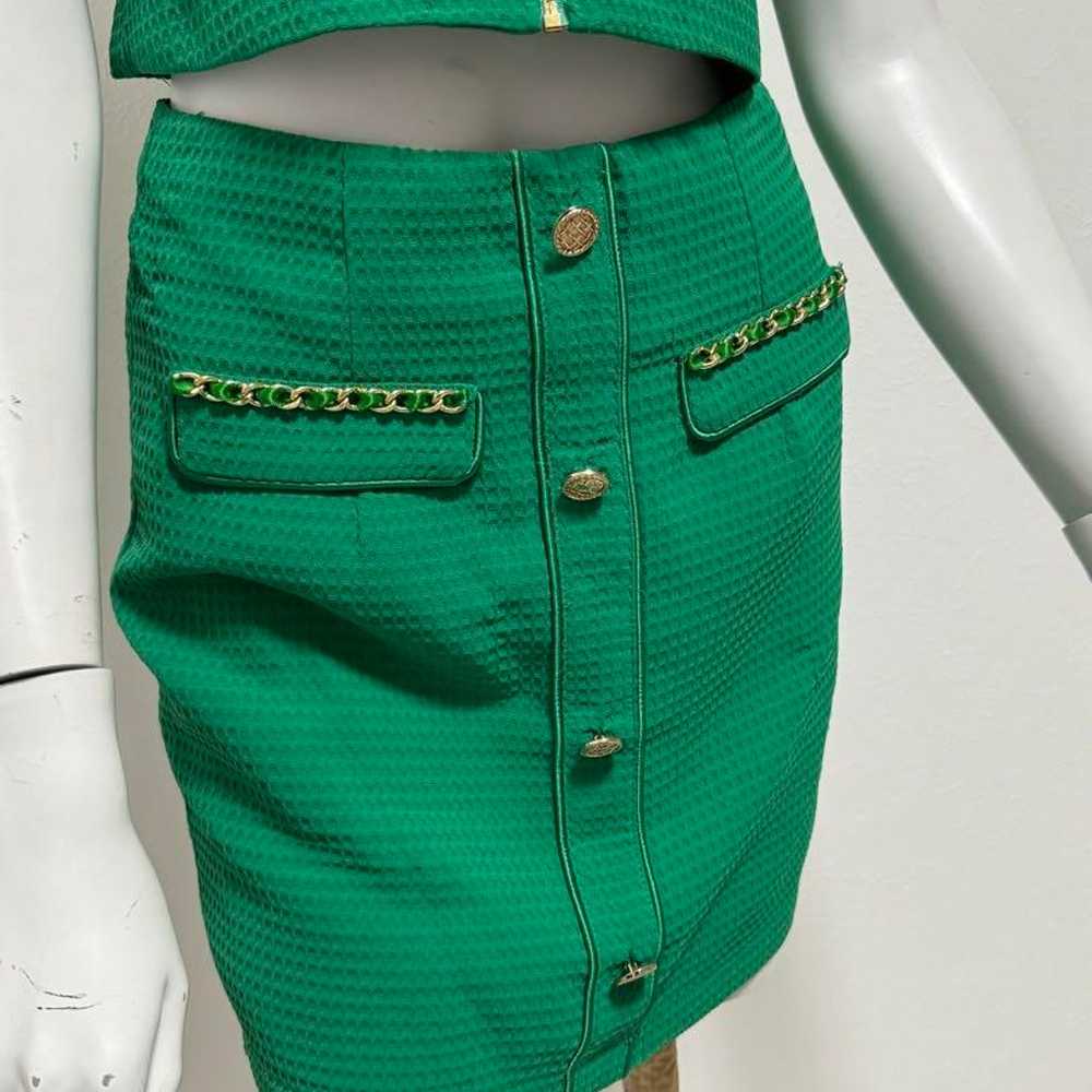 an green setup mini dress - image 3