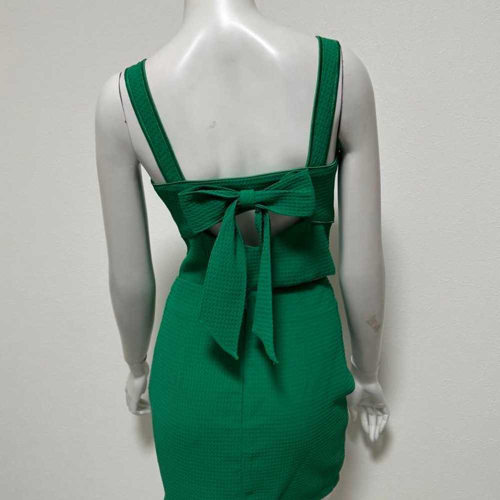 an green setup mini dress - image 6