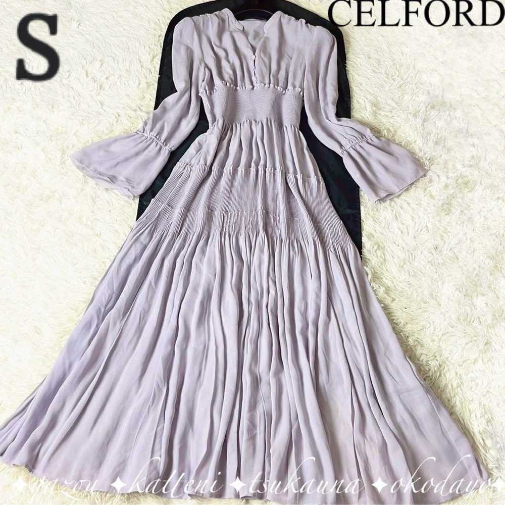 20 Selford Shirring Pleats One-Piece Dress Long L… - image 1