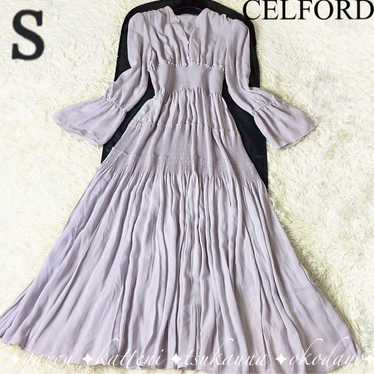 20 Selford Shirring Pleats One-Piece Dress Long L… - image 1