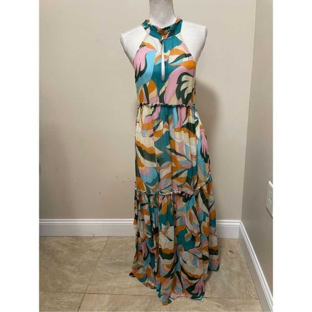 Anthropologie Maeve Keyhole Halter Maxi Dress Siz… - image 5