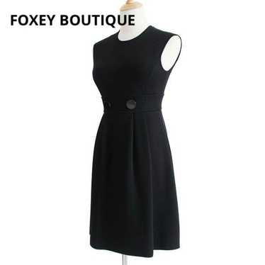 Foxy Boutique dress, sleeveless, black, size 38.