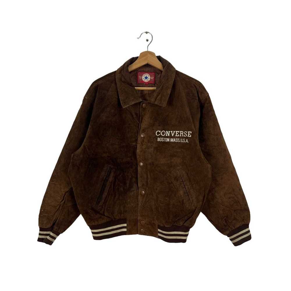 Bomber Jacket × Genuine Leather × Vintage VINTAGE… - image 2