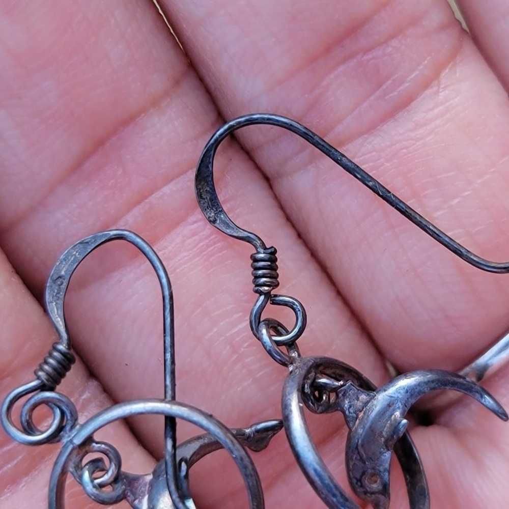 Adorable vintage 925 sterling silver dolphin jump… - image 4