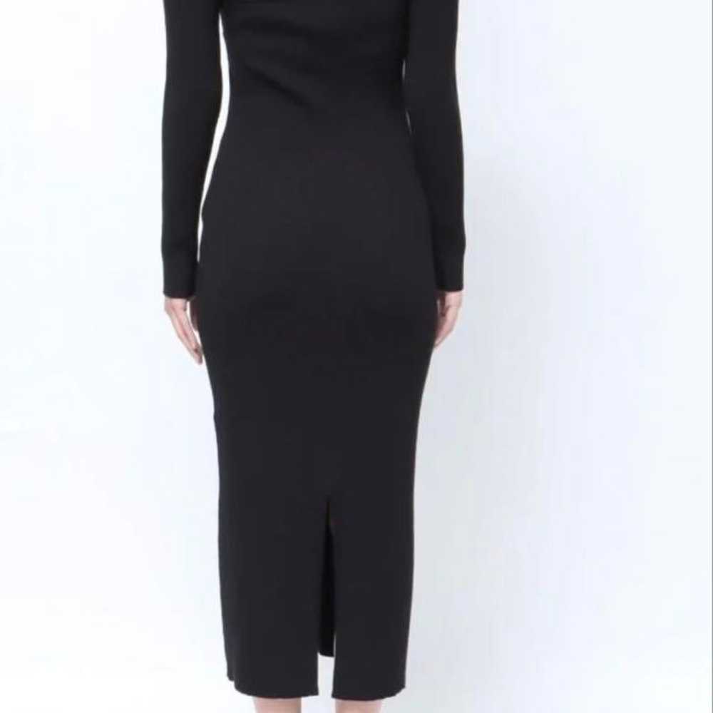 MERCURYDUO 2WAY Asymmetrical Twist Knit Dress - image 4