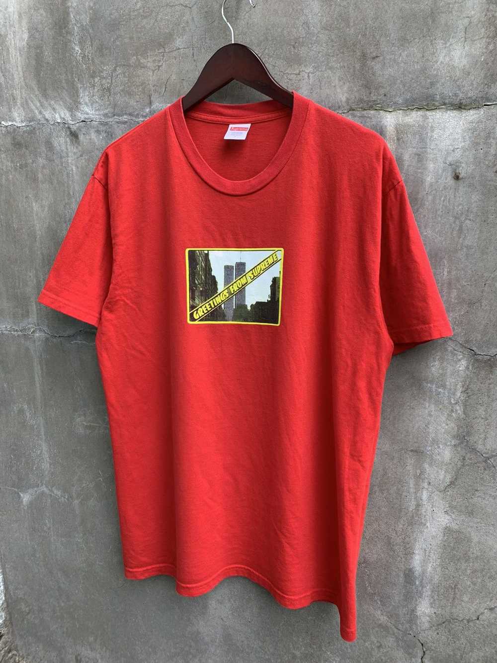 Supreme SS19 Greetings from NY Tee - image 3