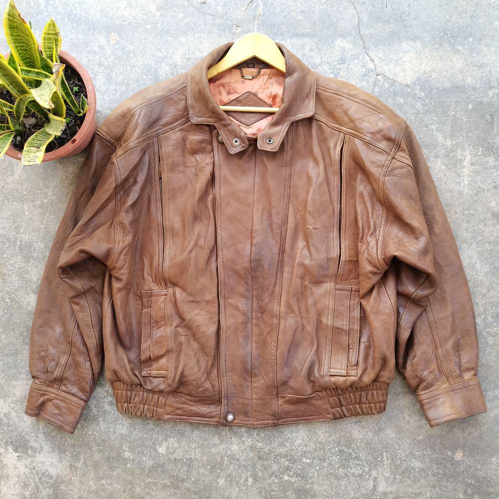 Genuine Leather × Leather Jacket × Vintage Archiv… - image 3