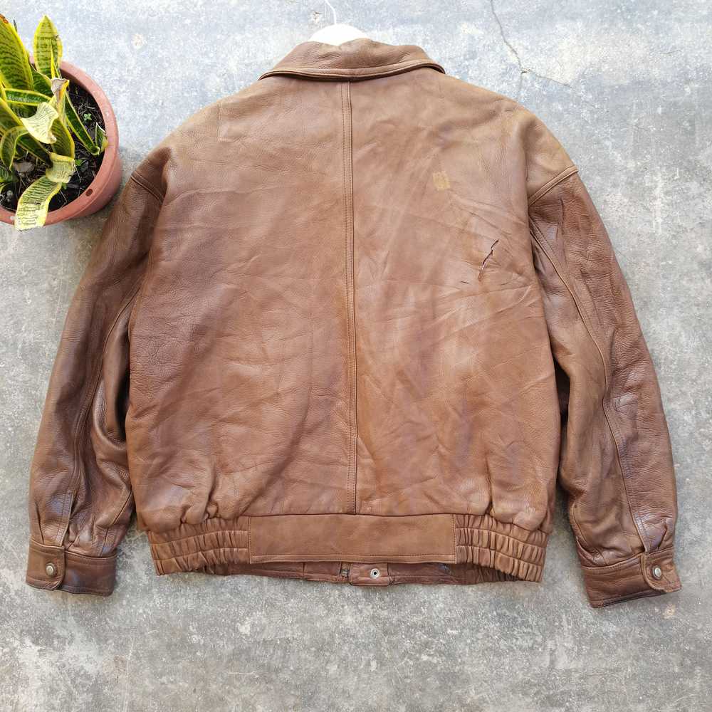 Genuine Leather × Leather Jacket × Vintage Archiv… - image 7